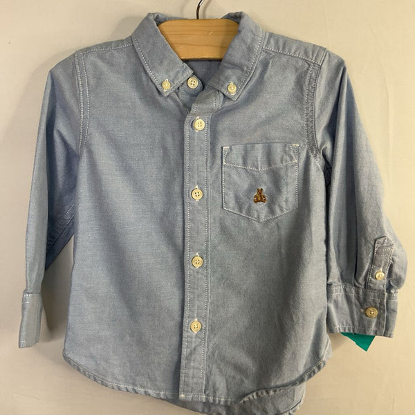 Size 2: Gap Blue Chambray Button-Up Shirt