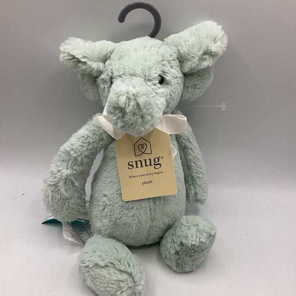 Snug Blue Elephant Plush
