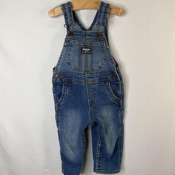 Size 12m: OshKosh Blue Denim Overall