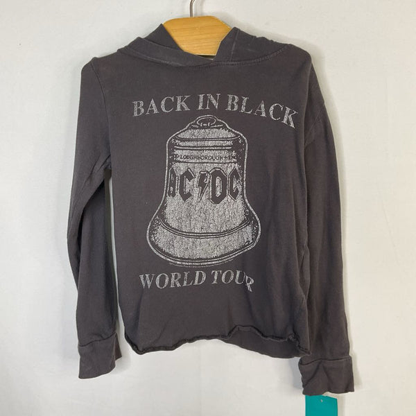Size 12-18m: Rowdy Gray AC/DC Hooded Long Sleeve Shirt