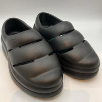 Size 4Y: UGG Black Platform Clog