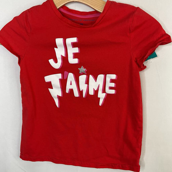 Size 10-12: Rockets of Awesome Red/White Je T'aime T-Shirt