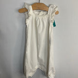 Size 4-6m: Newbie White Lace Trim Romper