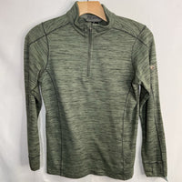 Size 10-12: Kuhl Gray/Black 1/4 Zip Pullover