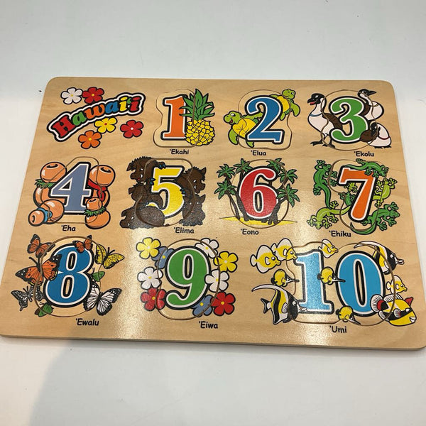 Wooden Numbers Puzzle