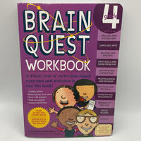 Brain Quest Gade 4 Workbook (paperback)