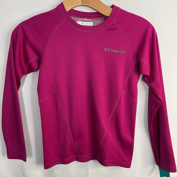 Size 8: Columbia Purple Omni Heat Base Layer Shirt
