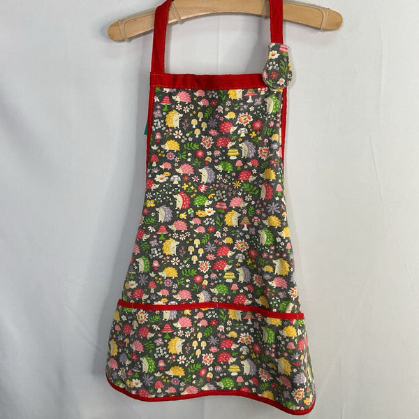Gray/Colorful Hedgehogs Apron