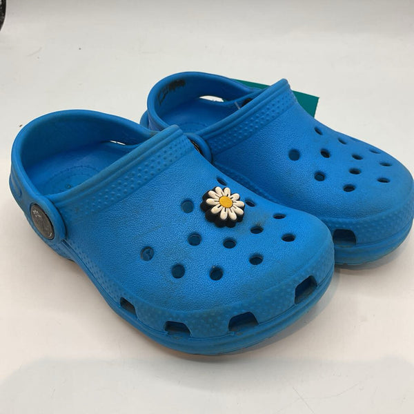 Size 7: Crocs Blue Clogs