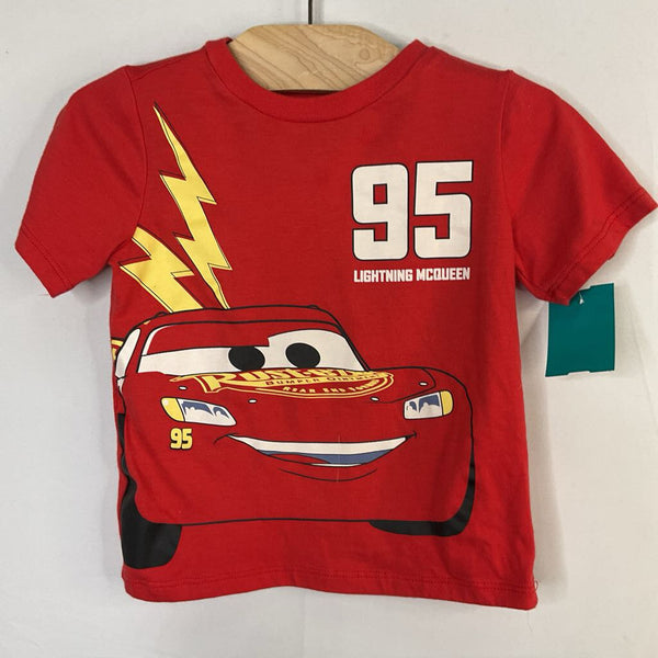 Size 2: Disney Red Lightning McQueen T-Shirt