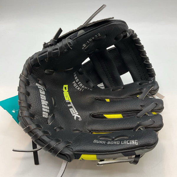 Franklin 8in Black/Greem Baseball Glove