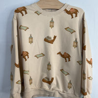 Size 6-8: Little New Traditions Tan Camels Sweatshirt