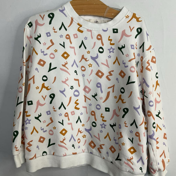 Size 6-8: Little New Traditions White/Colorful Count Your Blessings Sweatshirt