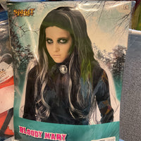 Spirit Black Bloody Mary Wig