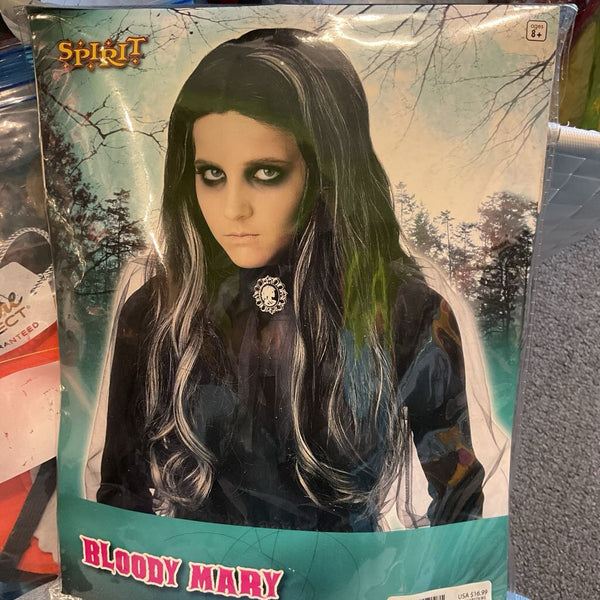 Spirit Black Bloody Mary Wig