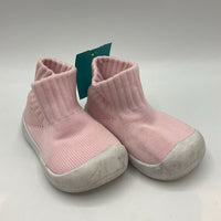 Size 4.5-5: Eashi Pink Knit Walker Sneakers