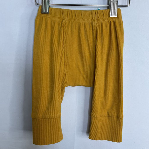 Size 3-6m: Kate Quinn Yellow Ribbed Cozy Pants