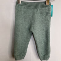 Size 3-6m: Oso & Me Green Knit Cozy Pants