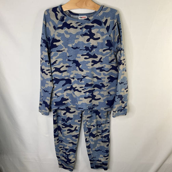 Size 7-8: 32 Degrees Blue/Gray Camo 2pc PJs