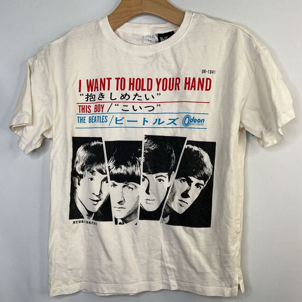 Size 9-10: Zara White/Multi Beatles in Japan T-Shirt
