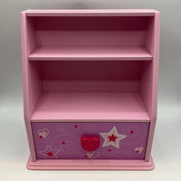 Pink Stars Doll Accessory Dispplay Shelf