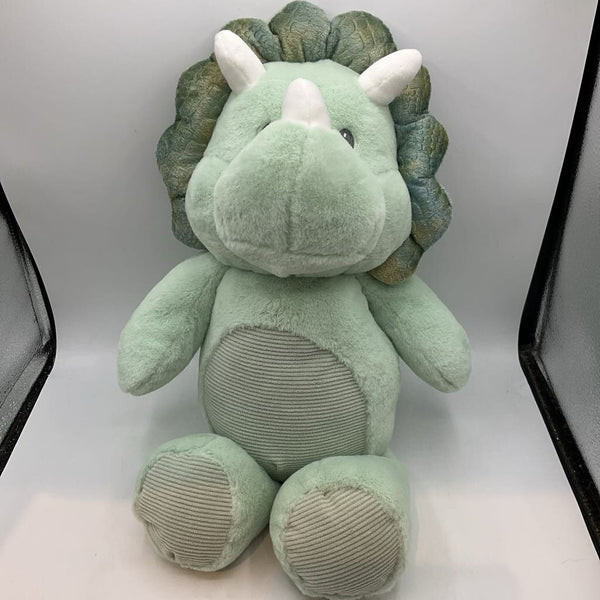 Linzy Baby Green Dino Rattle Plush