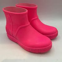 Size 13: UGG Neon Pink Rain Boots w/ Sherpa Insoles