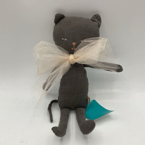 Maileg Gray Kitty Plush Doll