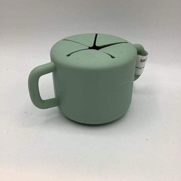 Green Silicone Snack Cup