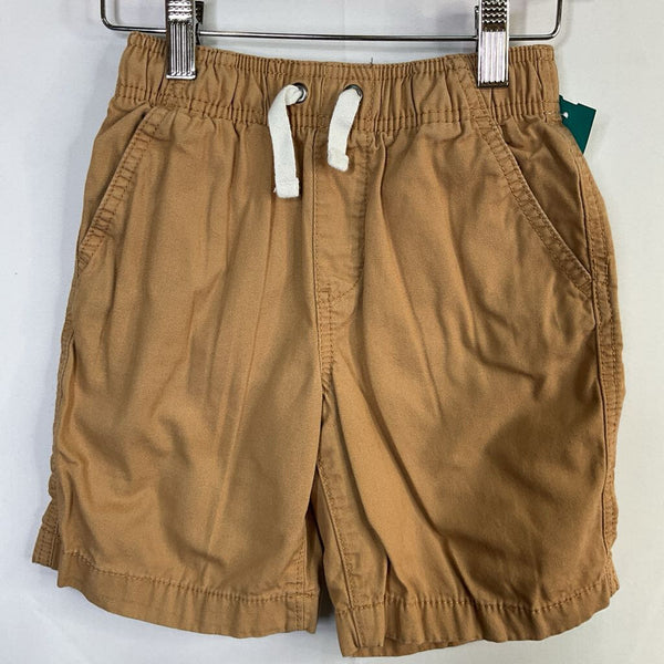 Size 6-7 (120): Hanna Andersson Khaki Drawstring Shorts