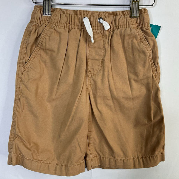 Size 6-7 (120): Hanna Andersson Khaki Drawstring Shorts