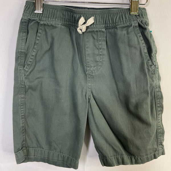 Size 6-7: Tea Gray-Green Drawstring Shorts