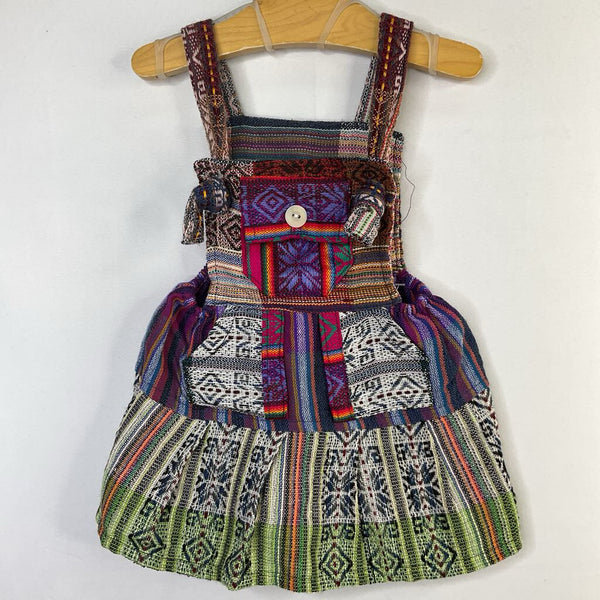 Size 3-6m: Colorful Woven Dress