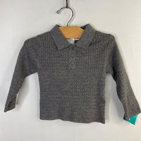 Size 18m: Zara Gray Eyelet Sweater Polo