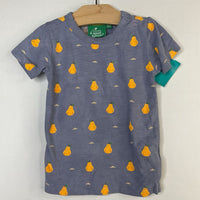 Size 12-18m: Little Green Radicals Blue/Yellow Pears T-Shirt