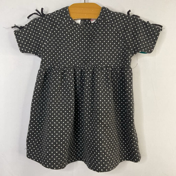 Size 18m: Zara Gray/White Dots Dress