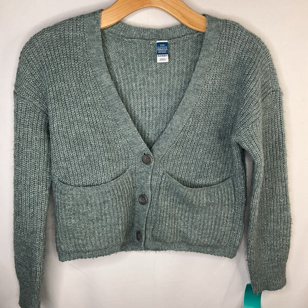 Size 8-10: Old Navy Blue Loose Knit Cardigan