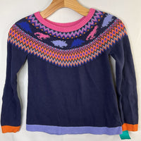 Size 8: Tucker + Tate Navy/Pink/Orange Dinos Sweater