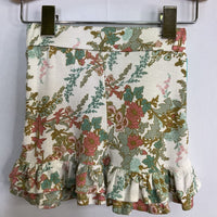 Size 12-18m: Kate Quinn White/Multi Floral Ruffle Trim Shorts