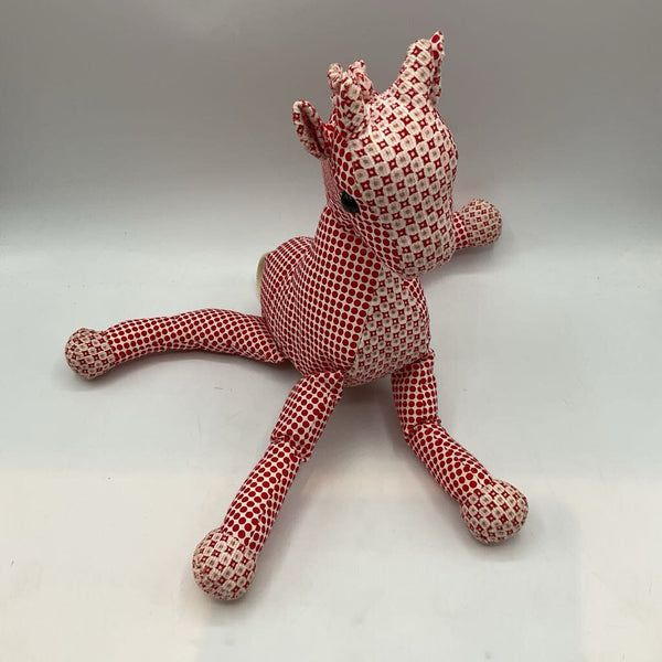 Steiff Red/White Dots Horse Plush