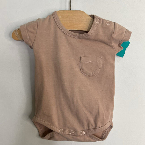 Size 0-3m: The Simple Folk Mauve Onesie