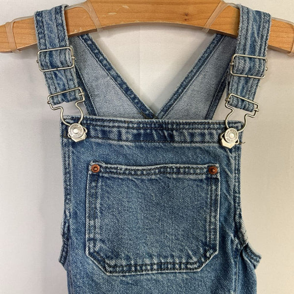 Size 3: Zara Blue Denim Overalls