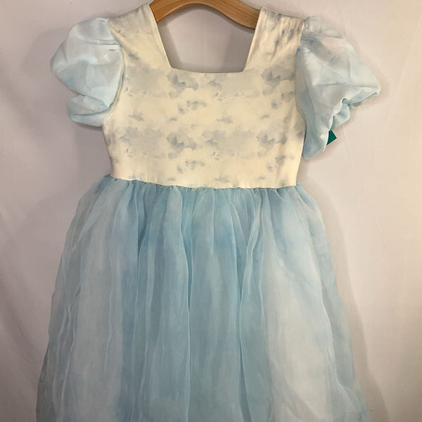 Size 8: Holly & Bloom Blue/White Tie Dye Tulle Skirt Dress