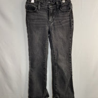 Size 7: Old Navy Black Adjustable Flare Jeans
