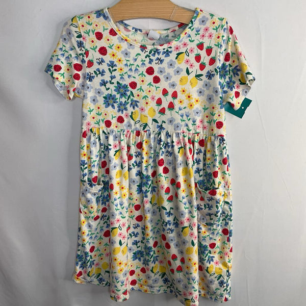 Size 5: Old Navy White/Colorful Floral Dress