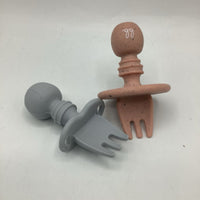 2pc Silicone Toddler Forks