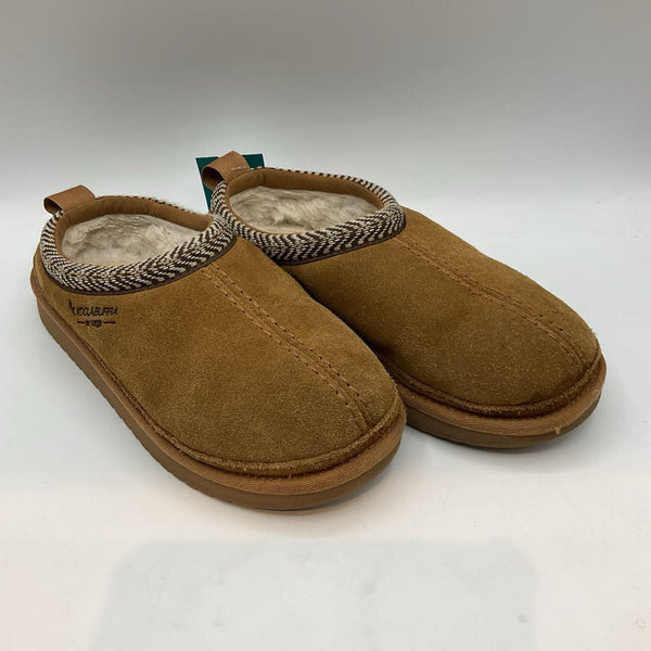 Size 2Y: UGG Brown Sherpa Lined Clogs