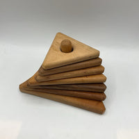 Wooden Triangle Stacker