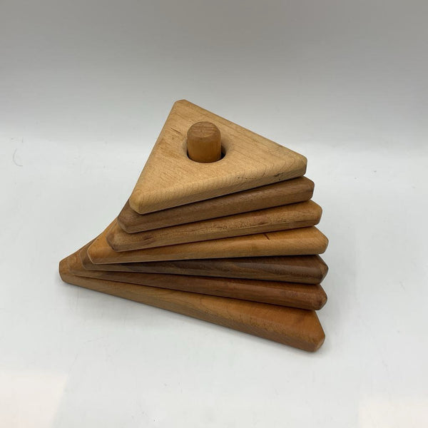 Wooden Triangle Stacker