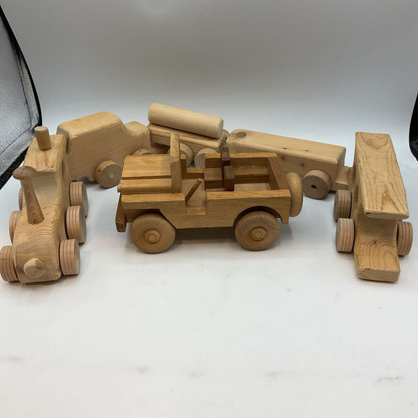 Assorted Bag Of Wooden Cars